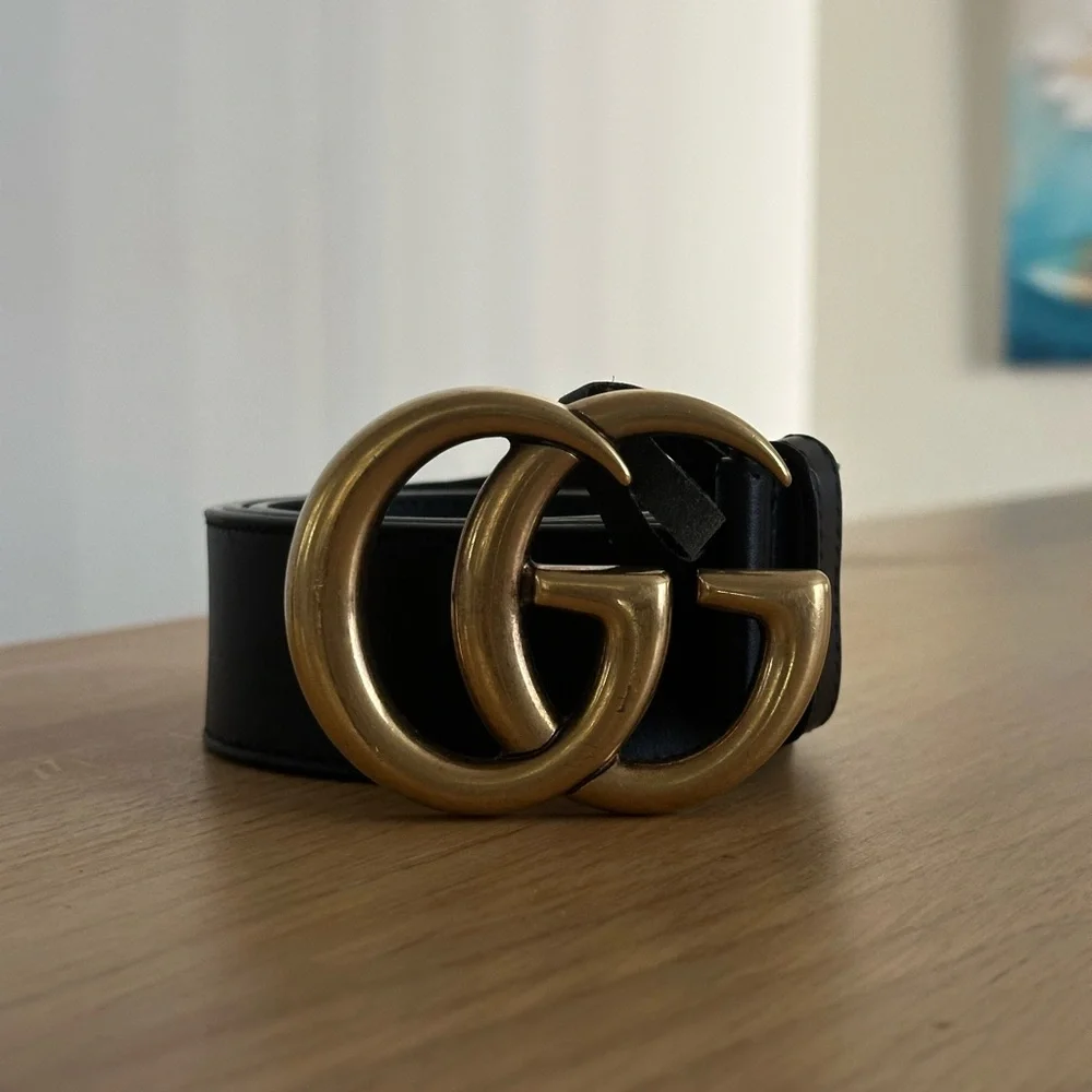 Gucci Big Logo Buckle Belt - Picture 9 of 9